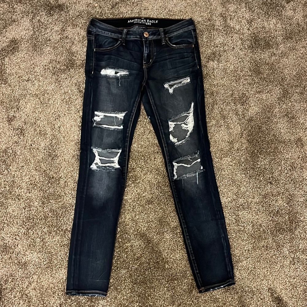 American eagle ripped jeans